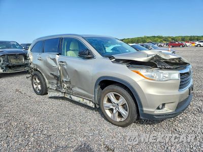 Czwarte zdjęcie samochodu z boku: 2016 TOYOTA HIGHLANDER LIMITED PLATINUM VIN:5TDDKRFH5GS272225 - miniatura