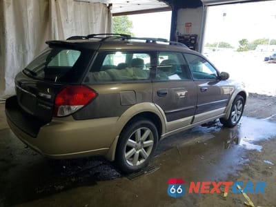 Trzecie zdjęcie samochodu z tyłu: 2008 SUBARU OUTBACK 2.5I VIN:4S4BP61C887311187 - miniatura