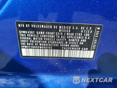 Zdjęcie 12 z 12 samochodu: 2023 VOLKSWAGEN JETTA GLI AUTOBAHN VIN:3VW2T7BUXPM059702 - miniatura