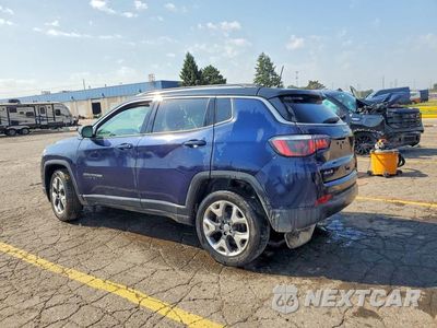 Drugie zdjęcie samochodu z przodu: 2019 JEEP COMPASS LIMITED VIN:3C4NJDCB0KT842480 - miniatura