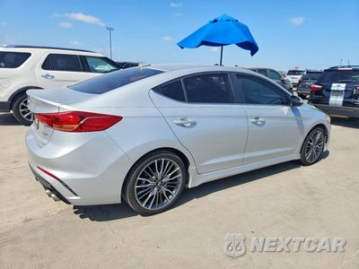 Trzecie zdjęcie samochodu z tyłu: 2018 HYUNDAI ELANTRA SPORT VIN:KMHD04LB6JU545826 - miniatura