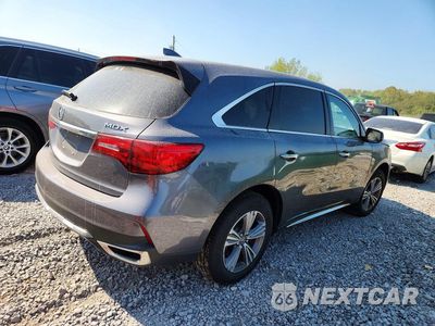 Trzecie zdjęcie samochodu z tyłu: 2019 ACURA MDX VIN:5J8YD3H35KL013112 - miniatura
