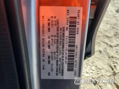 Zdjęcie 12 z 12 samochodu: 2014 MAZDA 3 GRAND TOURING VIN:JM1BM1M73E1192753 - miniatura