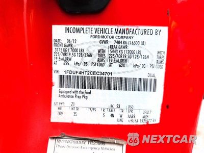 Zdjęcie 12 z 12 samochodu: 2012 FORD F450 VIN:1FDUF4HT2CEC34701 - miniatura