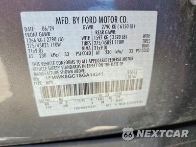 Zdjęcie 13 z 13 samochodu: 2025 FORD EXPLORER ST VIN:1FMWK8GC1SGA14241 - miniatura