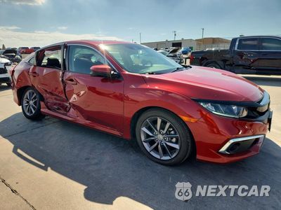 Czwarte zdjęcie samochodu z boku: 2020 HONDA CIVIC EX VIN:19XFC1F36LE203186 - miniatura