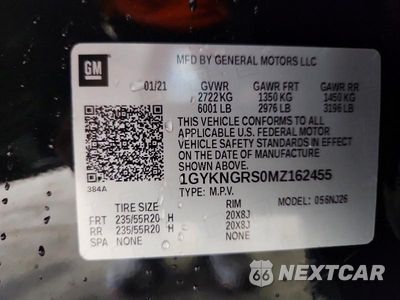 Zdjęcie 13 z 13 samochodu: 2021 CADILLAC XT5 SPORT VIN:1GYKNGRS0MZ162455 - miniatura
