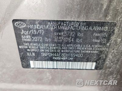Zdjęcie 12 z 12 samochodu: 2013 HYUNDAI ELANTRA LIMITED VIN:5NPDH4AE8DH169400 - miniatura
