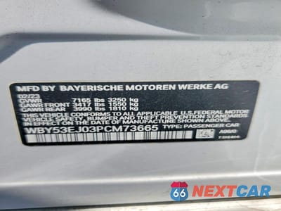 Zdjęcie 12 z 12 samochodu: 2023 BMW I7 XDRIVE60 VIN:WBY53EJ03PCM73665 - miniatura