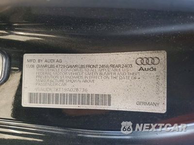 Zdjęcie 12 z 12 samochodu: 2009 AUDI A5 QUATTRO VIN:WAUDK78T19A028736 - miniatura