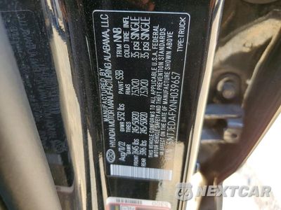 Zdjęcie 13 z 13 samochodu: 2022 HYUNDAI SANTA CRUZ LIMITED VIN:5NTJEDAFXNH039657 - miniatura
