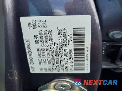 Zdjęcie 13 z 13 samochodu: 2017 ACURA RDX VIN:5J8TB4H36HL021895 - miniatura