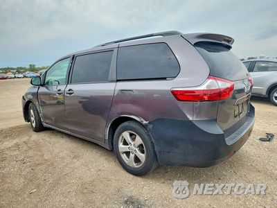 Drugie zdjęcie samochodu z przodu: 2015 TOYOTA SIENNA LE VIN:5TDKK3DC7FS609570 - miniatura