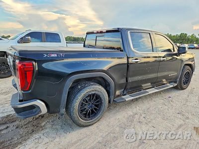 Trzecie zdjęcie samochodu z tyłu: 2020 GMC SIERRA K1500 SLT VIN:3GTU9DED4LG301137 - miniatura