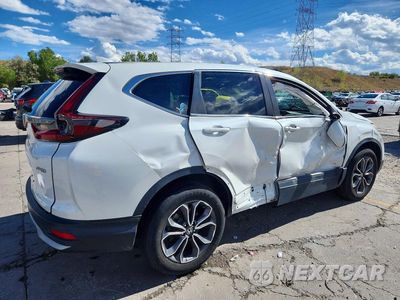 Trzecie zdjęcie samochodu z tyłu: 2021 HONDA CR-V EX VIN:2HKRW2H51MH619054 - miniatura