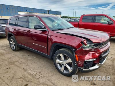 Czwarte zdjęcie samochodu z boku: 2021 JEEP GRAND CHEROKEE L LIMITED VIN:1C4RJKBG0M8144794 - miniatura
