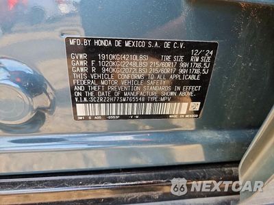 Zdjęcie 14 z 14 samochodu: 2025 HONDA HR-V EXL VIN:3CZRZ2H77SM765548 - miniatura