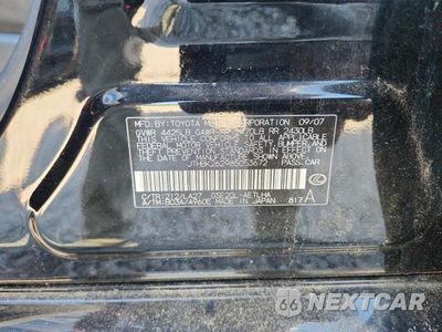 Zdjęcie 12 z 12 samochodu: 2008 LEXUS IS 250 BASE VIN:JTHBK262985053672 - miniatura