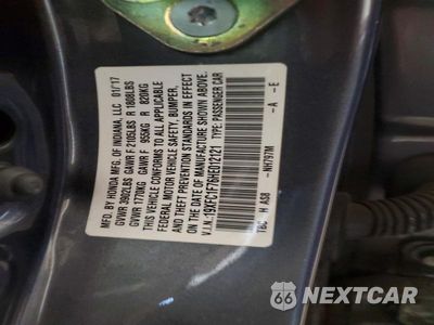 Zdjęcie 12 z 12 samochodu: 2017 HONDA CIVIC EXL VIN:19XFC1F76HE012121 - miniatura