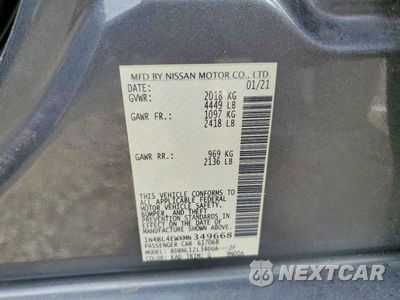 Zdjęcie 13 z 13 samochodu: 2021 NISSAN ALTIMA SL VIN:1N4BL4EWXMN349668 - miniatura