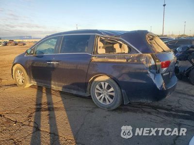 Drugie zdjęcie samochodu z przodu: 2014 HONDA ODYSSEY EX VIN:5FNRL5H40EB135975 - miniatura