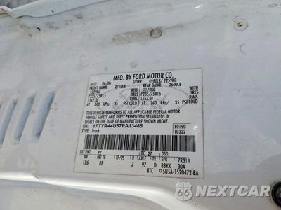 Zdjęcie 12 z 12 samochodu: 2007 FORD RANGER SUPER CAB VIN:1FTYR44U57PA13485 - miniatura