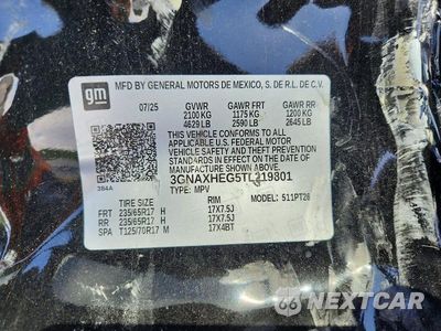 Zdjęcie 13 z 13 samochodu: 2026 CHEVROLET EQUINOX LT VIN:3GNAXHEG5TL219801 - miniatura