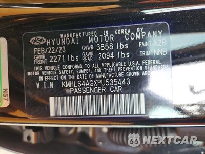 Zdjęcie 13 z 13 samochodu: 2023 HYUNDAI ELANTRA SEL VIN:KMHLS4AGXPU535443 - miniatura