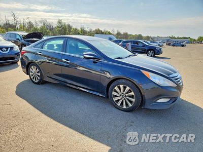 Czwarte zdjęcie samochodu z boku: 2014 HYUNDAI SONATA LIMITED VIN:5NPEC4AC2EH890881 - miniatura