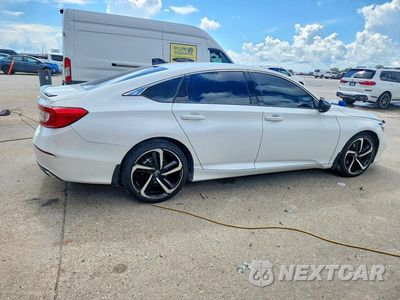 Trzecie zdjęcie samochodu z tyłu: 2022 HONDA ACCORD SPORT SE VIN:1HGCV1F48NA007313 - miniatura