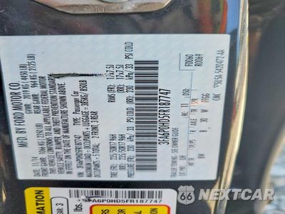 Zdjęcie 13 z 13 samochodu: 2015 FORD FUSION SE VIN:3FA6P0HD5FR187747 - miniatura