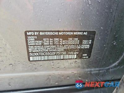 Zdjęcie 13 z 13 samochodu: 2016 BMW X5 XDR40E VIN:5UXKT0C55G0F75150 - miniatura