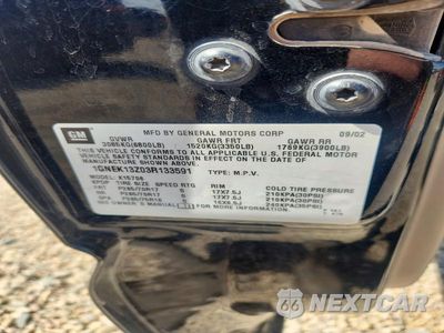 Zdjęcie 13 z 13 samochodu: 2003 CHEVROLET TAHOE K1500 VIN:1GNEK13Z03R133591 - miniatura