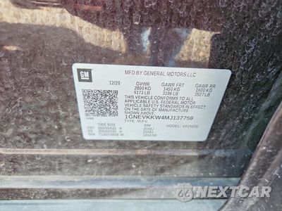 Zdjęcie 13 z 13 samochodu: 2021 CHEVROLET TRAVERSE PREMIER VIN:1GNEVKKW4MJ137759 - miniatura