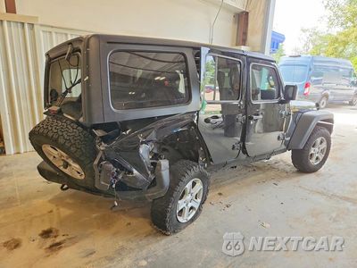 Trzecie zdjęcie samochodu z tyłu: 2021 JEEP WRANGLER UNLIMITED SPORT VIN:1C4HJXDM4MW771845 - miniatura