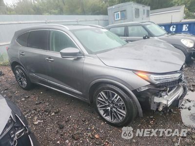Czwarte zdjęcie samochodu z boku: 2025 ACURA MDX ADVANCE VIN:5J8YE1H83SL000579 - miniatura