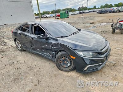 Czwarte zdjęcie samochodu z boku: 2019 HONDA CIVIC LX VIN:2HGFC2F60KH582562 - miniatura