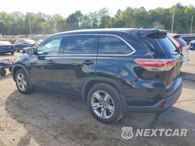 Drugie zdjęcie samochodu z przodu: 2016 TOYOTA HIGHLANDER LIMITED PLATINUM VIN:5TDDKRFH8GS269383 - miniatura