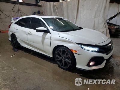 Czwarte zdjęcie samochodu z boku: 2018 HONDA CIVIC SPORT TOURING VIN:SHHFK7H92JU427780 - miniatura