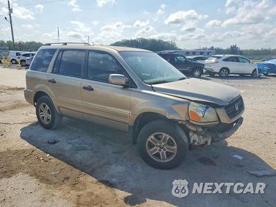Czwarte zdjęcie samochodu z boku: 2005 HONDA PILOT EXL VIN:5FNYF18505B006316 - miniatura
