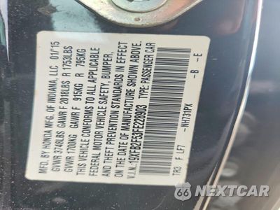 Zdjęcie 13 z 13 samochodu: 2015 HONDA CIVIC LX VIN:19XFB2F53FE228903 - miniatura
