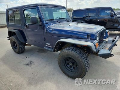 Czwarte zdjęcie samochodu z boku: 2006 JEEP WRANGLER / TJ UNLIMITED VIN:1J4FA44S16P727944 - miniatura