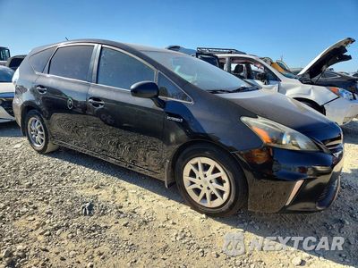 Czwarte zdjęcie samochodu z boku: 2012 TOYOTA PRIUS V THREE VIN:JTDZN3EU9C3134837 - miniatura