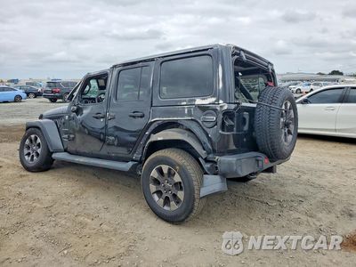 Drugie zdjęcie samochodu z przodu: 2018 JEEP WRANGLER UNLIMITED SAHARA VIN:1C4HJXEG7JW190294 - miniatura