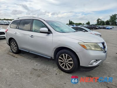 Czwarte zdjęcie samochodu z boku: 2014 NISSAN PATHFINDER SV VIN:5N1AR2MN6EC667541 - miniatura