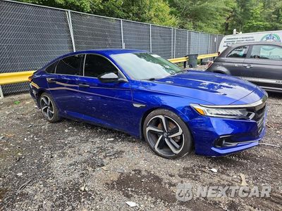 Czwarte zdjęcie samochodu z boku: 2021 HONDA ACCORD SPORT SE VIN:1HGCV1F48MA068191 - miniatura
