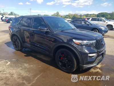 Czwarte zdjęcie samochodu z boku: 2022 FORD EXPLORER ST VIN:1FM5K8GC7NGB18507 - miniatura
