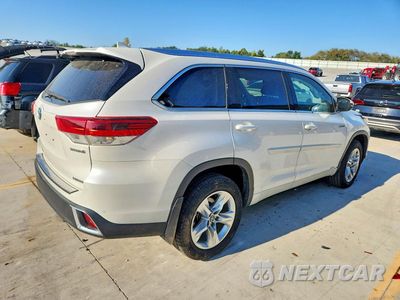 Trzecie zdjęcie samochodu z tyłu: 2019 TOYOTA HIGHLANDER HYBRID LIMITED VIN:5TDDGRFH7KS073798 - miniatura