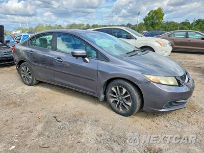 Czwarte zdjęcie samochodu z boku: 2014 HONDA CIVIC EX VIN:19XFB2F8XEE005928 - miniatura