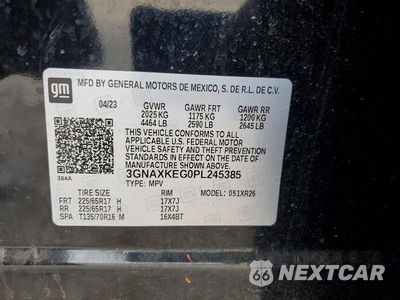 Zdjęcie 12 z 12 samochodu: 2023 CHEVROLET EQUINOX LT VIN:3GNAXKEG0PL245385 - miniatura